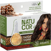 Kit Natucor Óleos Da Amazônia Castanho Médio 4.0 + Novex Reposição De Massa 400G